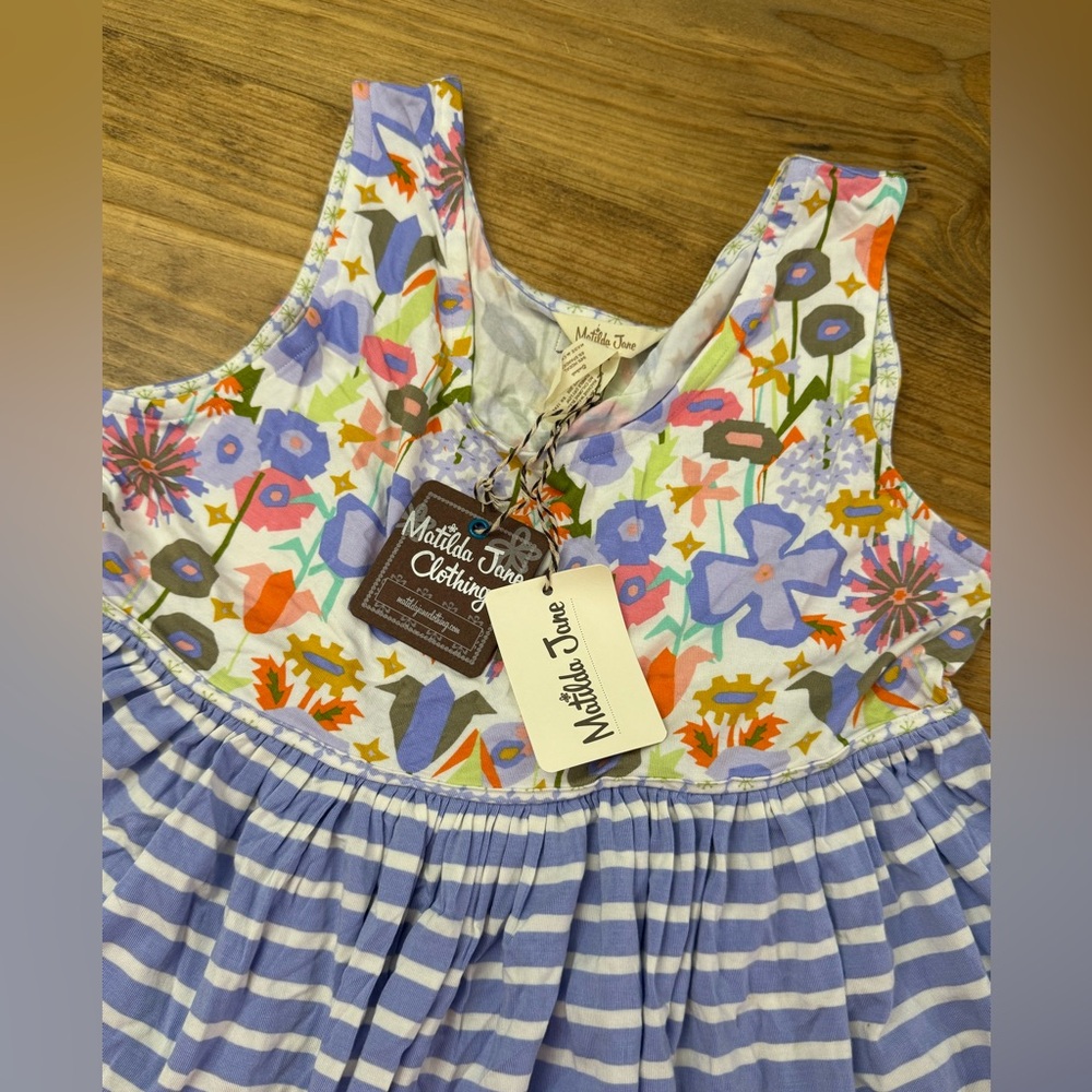 NWT Matilda Jane Drifting Away Dandelion Dreams Sleeveless Pajama Top Medium - Picture 2 of 4